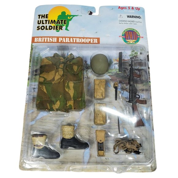 1999 the Ultimate Soldier World War 2 Series British Paratrooper Uniform Set G.I - Picture 1 of 11